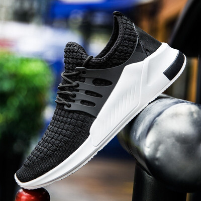 

2018 Mens Sneakers Outdoor Running Shoes Men Sports Shoes Breathable Lightweight Jogging Zapatillas Hombre Deportiva Size 39-46