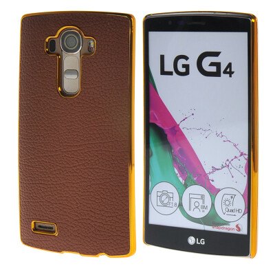 

MOONCASE Litchi Skin золото Chrome Hard Back чехол для Cover LG G4 браун