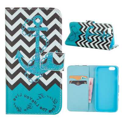 

MOONCASE ЧЕХОЛ ДЛЯ iPhone 6 / 6S (4.7") Flip PU Leather Fold Wallet Card Slot Kickstand Back [Pattern series] /a20