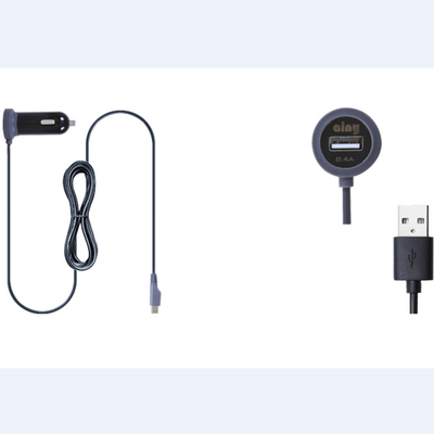 

Автомобильное зарядное устройство Ainy EA-027B Micro USB + USB (2.4A) черное