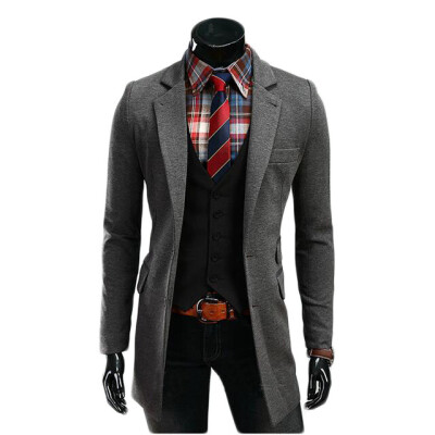 

Zogaa Winter New Men's Suit Slim Long