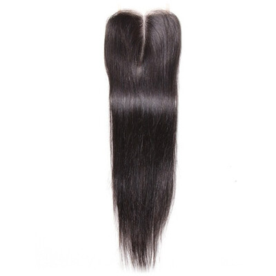 

UNice Hair Remy Hair Peruvian Straight Hair Lace Closure Middle Part Remy Human Hair Closure 4"x4" Swiss Lace 1 PCS