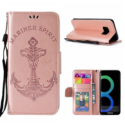 

MOONCASE Samsung Galaxy S8 Embossed Mermaid Anchor Case - Rose Gold