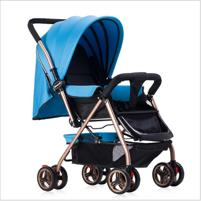 

Baby strollers for children can sit or lie down portable folding strollers for children with high landscape double children stroll