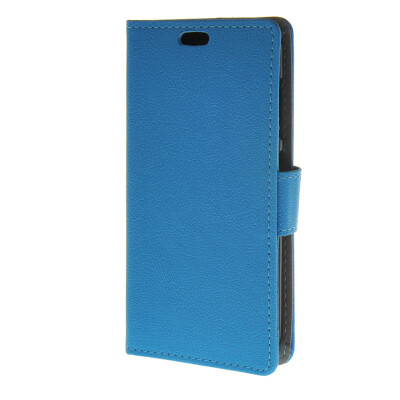 

MOONCASE Simple Leather Flip Wallet Card Slot Stand Back чехол для Huawei Ascend Y520 Blue