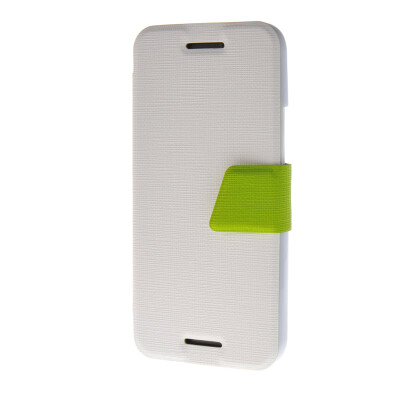 

MOONCASE Ultra Slim Leather Side Flip Wallet Stand Pouch ЧЕХОЛ ДЛЯ HTC One M9 White