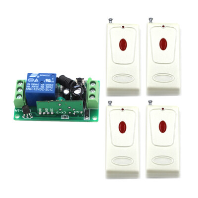 

MITI 4T+1R DC 12V Relay Wireless Remote Control RF Switch On/off Switch Free shipping / tracking number