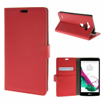 

MOONCASE ЧЕХОЛ ДЛЯ LG G4 Beat G4S High quality Leather Flip Wallet Card Holder Bracket Back Pouch Red