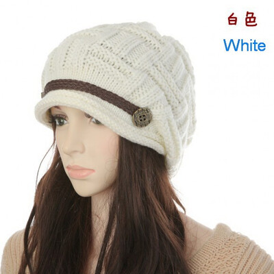 

Fashion Warm Winter Knit Crochet Braided Baggy Women Lady Beanie Ski Hat earmuffs Cap
