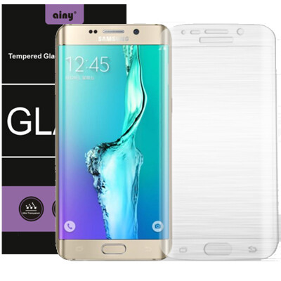 

Ainy newest 0.2mm ultra clear 3D full cover tempered glass screen protector for Samsung Galaxy S6 Edge 0.2mm