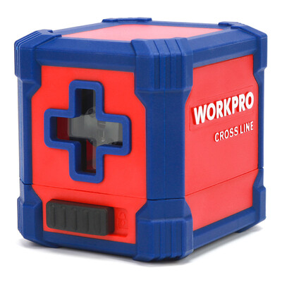 

WORKPRO W068007N Cross Laser Line Tester Self-Dropping Laser Marking Instrument High Precision Laser Level