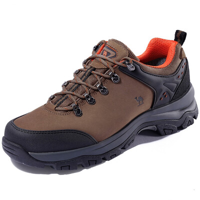 

CAMEL CROWN Mens Hiking Shoes Waterproof Trail Sneakers Nubuck Leather Hiking Boots Low Top for Outdoor Trekking Walking