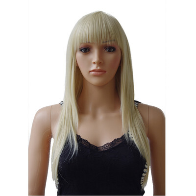 

19" Straight Halloween Multi-Color Cosplay Wig Party Wigbleach blonde