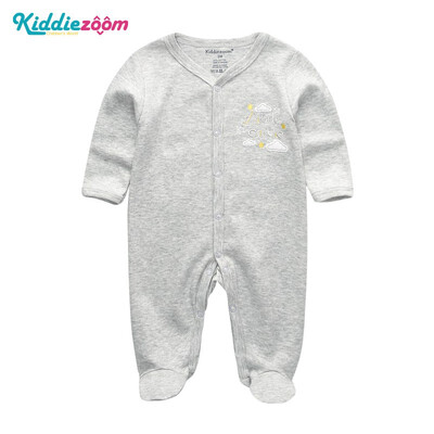 

Kiddiezoom Jumpsuit Long Sleeve Spring Autumn Baby Rompers Cotton Newborn 0-12Months Baby Clothes Stars Stripes Baby Supplies