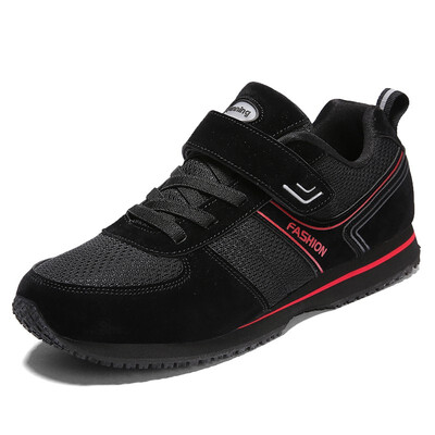 

2018 autumn&winter safety womens shoes middle-aged&comfortable walking shoes non-slip soft bottom lightweight warm shoes