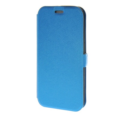 

MOONCASE Cross pattern Flip Pouch Leather Wallet Slim чехол для Samsung Galaxy S6 Edge Blue