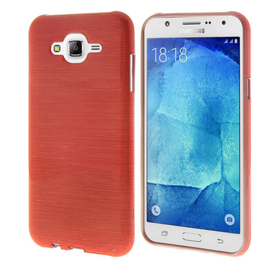 

MOONCASE Durable Colors Soft Silicone Gel TPU Flexible Shell Protective Case Cover for Samsung Galaxy J7 Pink
