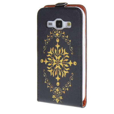 

MOONCASE Samsung Galaxy J1 ЧЕХОЛ ДЛЯ Leather Bottom Flip Pouch [Pattern series] /a04
