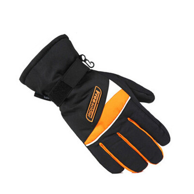 

2016 Brand Outdoor Polyester Ski Gloves Men Women Cycling Gloves Non-Slip Windproof Waterproof Full Finger Winter Gloves