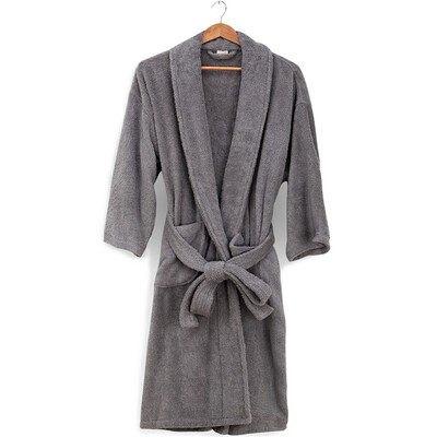 

Sanli Cotton Thicker Casual Nightgate Star Club Club Халат Пары Домашние мужчины и женщины Khan Khan Sushi Four Seasons Universal XL Серый