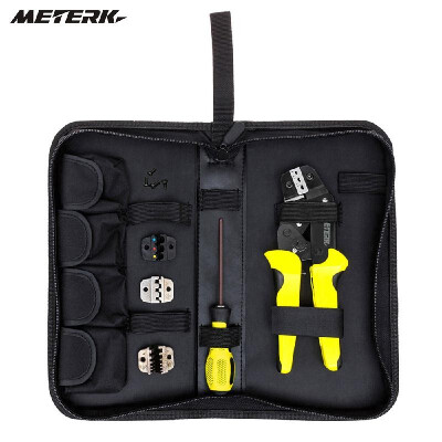 

Meterk Professional 4 In 1 Wire Crimpers Engineering Ratcheting Terminal Crimping Pliers Bootlace Ferrule Crimper Tool Cord End Te