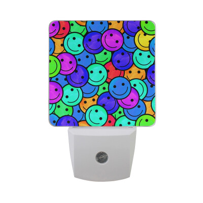 

ALAZA LED Night Light With Smart Dusk To Dawn SensorEmoji Pattern Plug In Night Light
