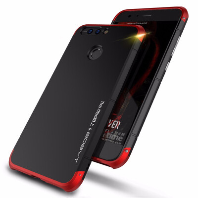 

Goowiiz Phone Case For Huawei Honor 9V9 Luxury 3 in1 Metal PC Hard Hybrid Slim Back Case Full Protection