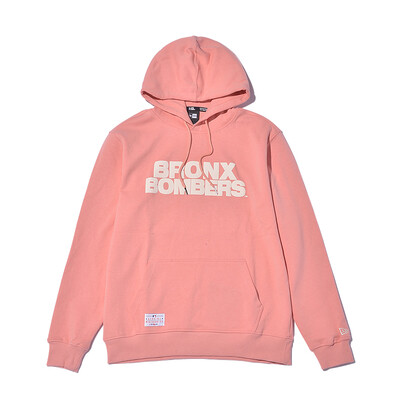

NewEra New York also 2018 autumn&winter new hooded sweater NY Yankees tide models fashion simple cool hip hop men&women couples comfortable warm jacket 11887709 peach powder XL