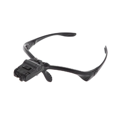 

Watch Repair Jeweler 5 Lens Headband Head Strap Magnifier Loupe LED Light O XF37