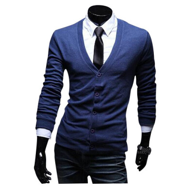 

Zogaa New Men's Knitwear V-neck Fashion Casual