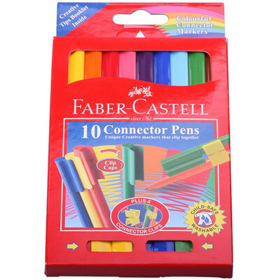

Faber-castell 11-150-A 10 colors can be cut with watercolor pen