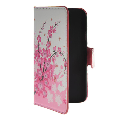 

MOONCASE Plum flower style Leather Side Flip Wallet Card Slot Stand Pouch чехол для WIKO Barry