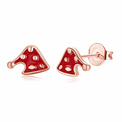 

Yoursfs New fashion Christmas series dripping oil Christmas hat stud earrings