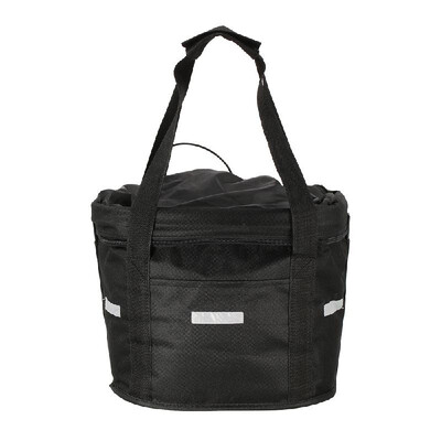 

Bicycle Basket Detachable Cycling Bike Handlebar Front Carrier Bag Pet Carrier Aluminum Alloy Frame