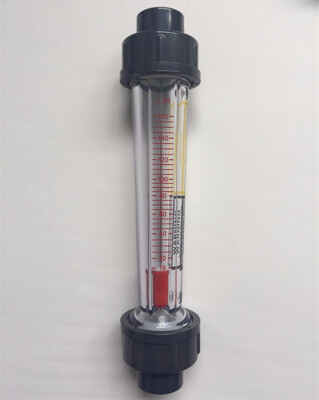 

102 x 787 inch Plastic Metal 16-160LH Plastic Tube Type Liquid Water Flow Meter LZS-15