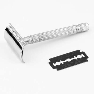 

NEW JunJie JJ-6338 old style double blade razor shaver sharp veneer