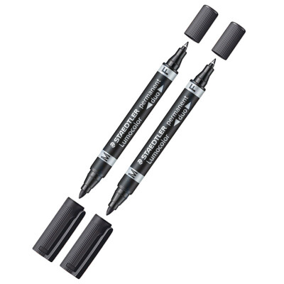 

Staedtler (Staedtler) double-headed marker 348-9 (black) 2 loaded