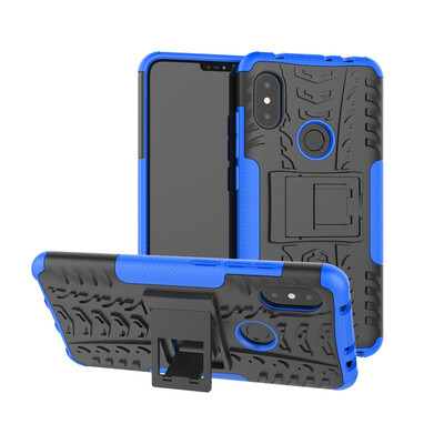 

Fecoprior Case for Xiaomi Redmi Note 6 Note6 Back Cover Stand Silicon TPU PC Armor Heavy Rugged Phone Celulars Fundas Coque