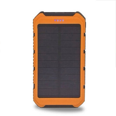 

18000mah солнечную панель, 2а, 1а батареи банк внешней мобильный телефон зарядным устройством Orange