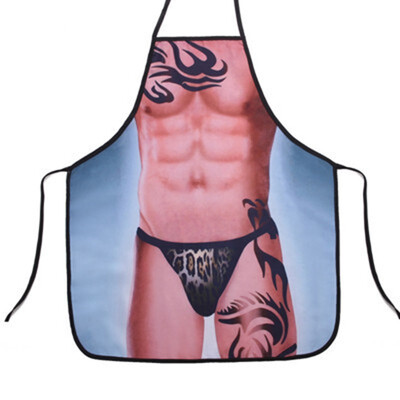 

mymei Comics Batman Kitchen Apron Funny Creative Cooking Party Aprons Xmas Gift