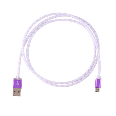 

Portable Impact V8 Fluorescence USB Charger Cable Data lines For CellPhones