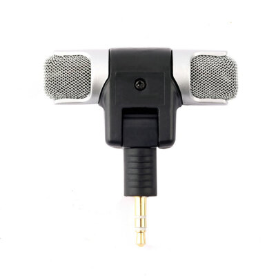 

1pc New Mini Stereo Microphone Mic 3.5mm Mini Jack PC Laptop Notebook Black