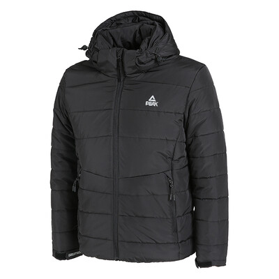 

PEAK mens cotton clothing autumn&winter new thick cotton coat wear warm outdoor sports jacket DF584051 black M code