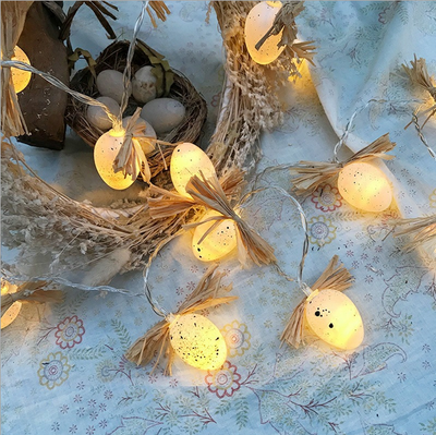 

Easter eggs LED lights straw weave quail eggs lanterns flashlights lights rooms shops holiday decorations&lanterns1
