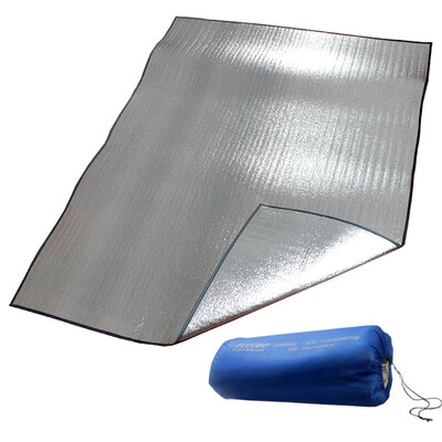 

Antan Di Adandyish Tent Thicker Floor Mat Waterproof Moisture Pad Outdoor Shade Double Aluminum Foil Pad 1.5 * 2m