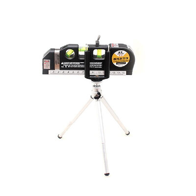 

4-in-1 High Precision Multipurpose Laser Level with Horizontal Vertical Cross Line Laser Light Beam&Measuring Tape