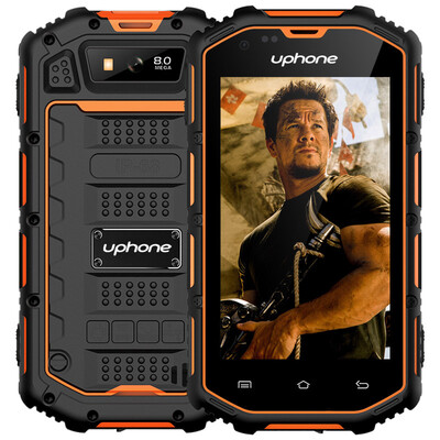 

40 inch GPS uphone U5A Rugged 3g wcdma gsm dual sim best military grade cell FM Radio ip68 waterproof shockproof smartphone
