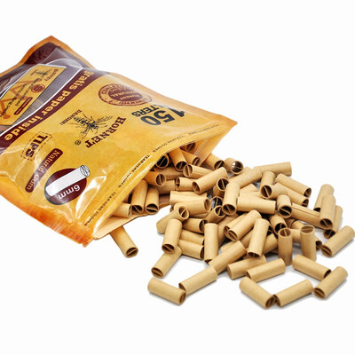 

150Pcs Hornet Per Rolled Tips Natural Prerolled For Cigarette Rolling Paper 6MM