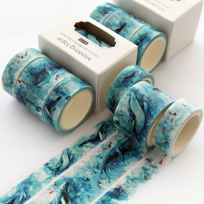 

3pcspcs Japanese Decorative Deco Paper Floral Flower Cherry Blossom Masking Washi Tape Set Stickers Crafts&Scrapbooking