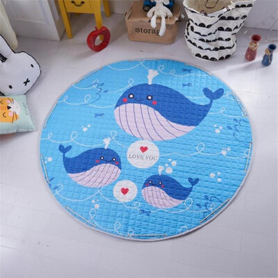 

Cartoon Animals Elephant Lion Bear Rabbit Baby Developing Crawling Play Mats Blanket as Kids Toys Storage Bag Nordic Style Toys